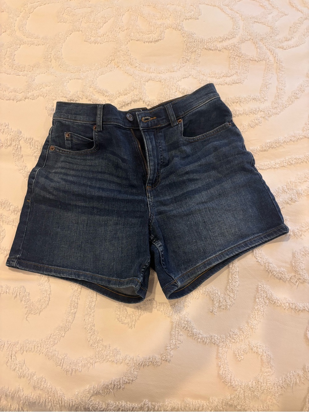 Duluth Trading Co Dark Blue Denim Women's Shorts